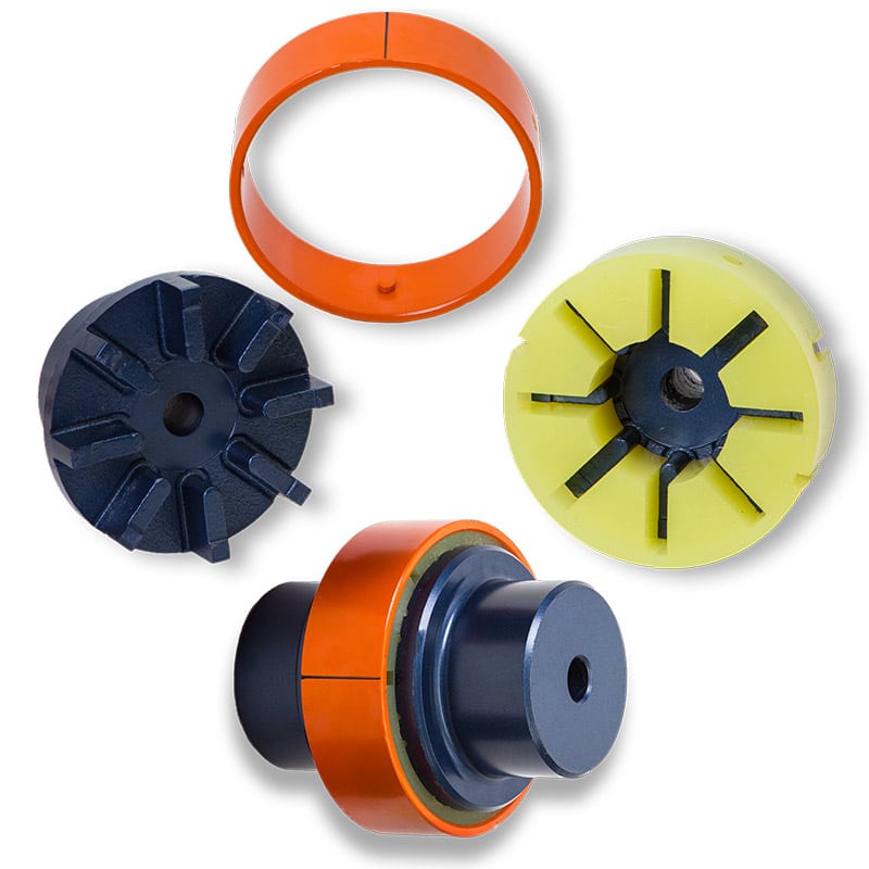 Deutsch: Abbildung zeigt eine demontierte iFs-Kupplung, durch das einfache System kann eine schnelle und kostengünstige Montage erfolgen. Englisch: The picture displays a iFs-clutch, the simple system provides a fast and cost efficient assembly.