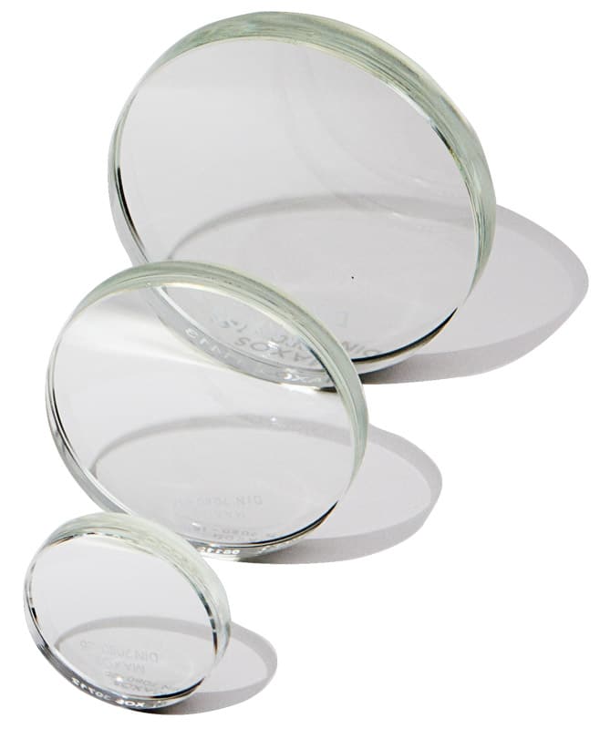 Deutsch: Abbildung zeigt kreisrunde Schaugläser English: Picture displays inspection glass in a round shape