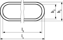 Deutsch: Zeichnung einer Schauglasdichtung English: Drawing of a sight glass seal