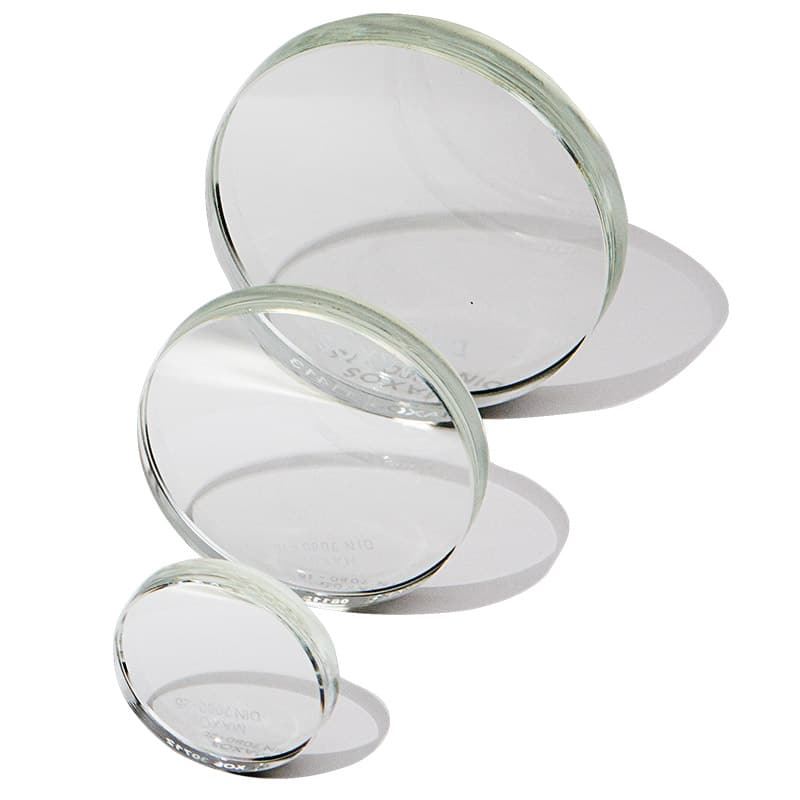 Deutsch: Abbildung zeigt kreisrunde Schaugläser English: Picture displays inspection glass in a round shape