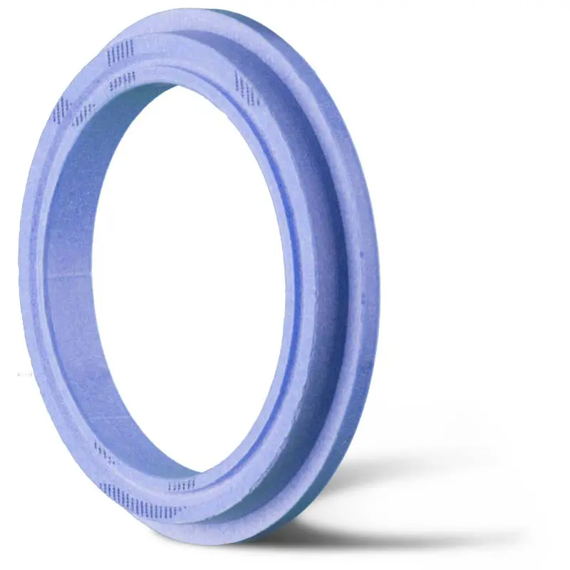 Deutsch: Clamp-Dichtung gefertigt aus GYLON® Style 3504 PTFE für Hygieneanwendungen und Aseptik-Verbindungen. Hergestellt in Deutschland. English: Clamp seal made of GYLON® Style 3504 PTFE for hygienic applications and aseptic connections. Made in Germany