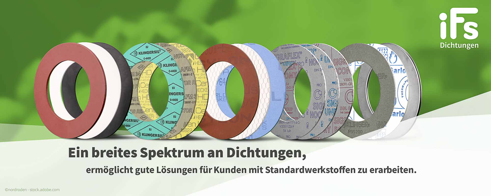 Industrietechnik Frank Schneider GmbH - weites Spektrum an Dichtungswerkstoffen